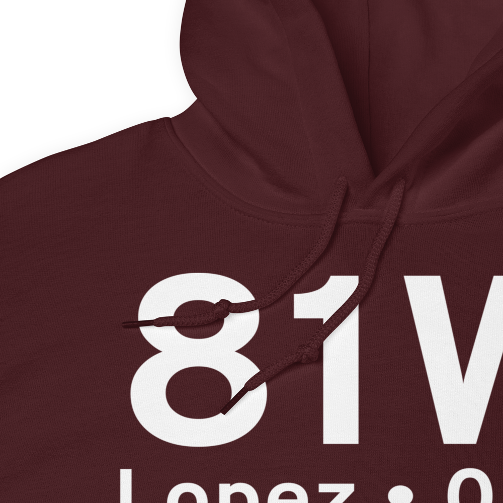 Lopez (WA81) Airport Hoodie Sweatshirt 