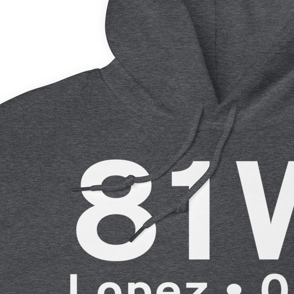 Lopez (WA81) Airport Hoodie Sweatshirt 