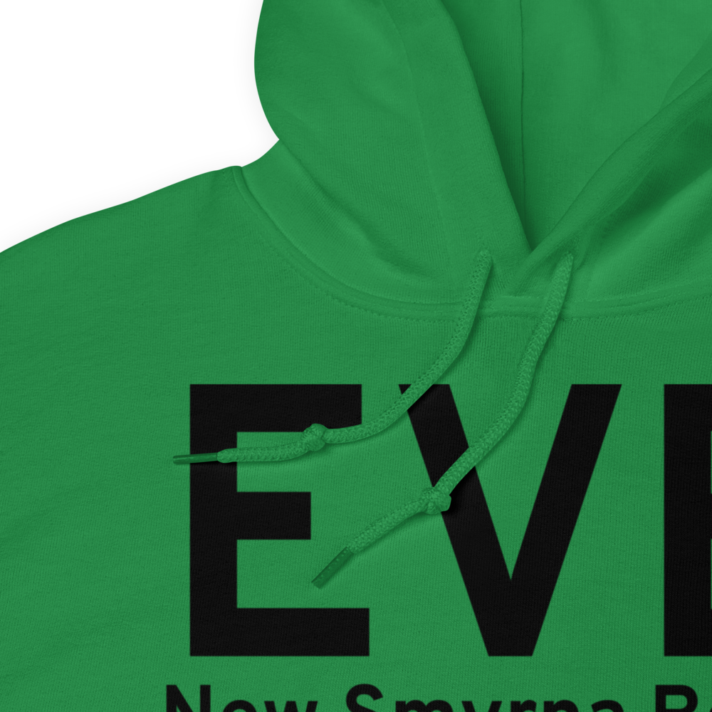 New Smyrna Beach (KEVB) Airport Hoodie Sweatshirt 