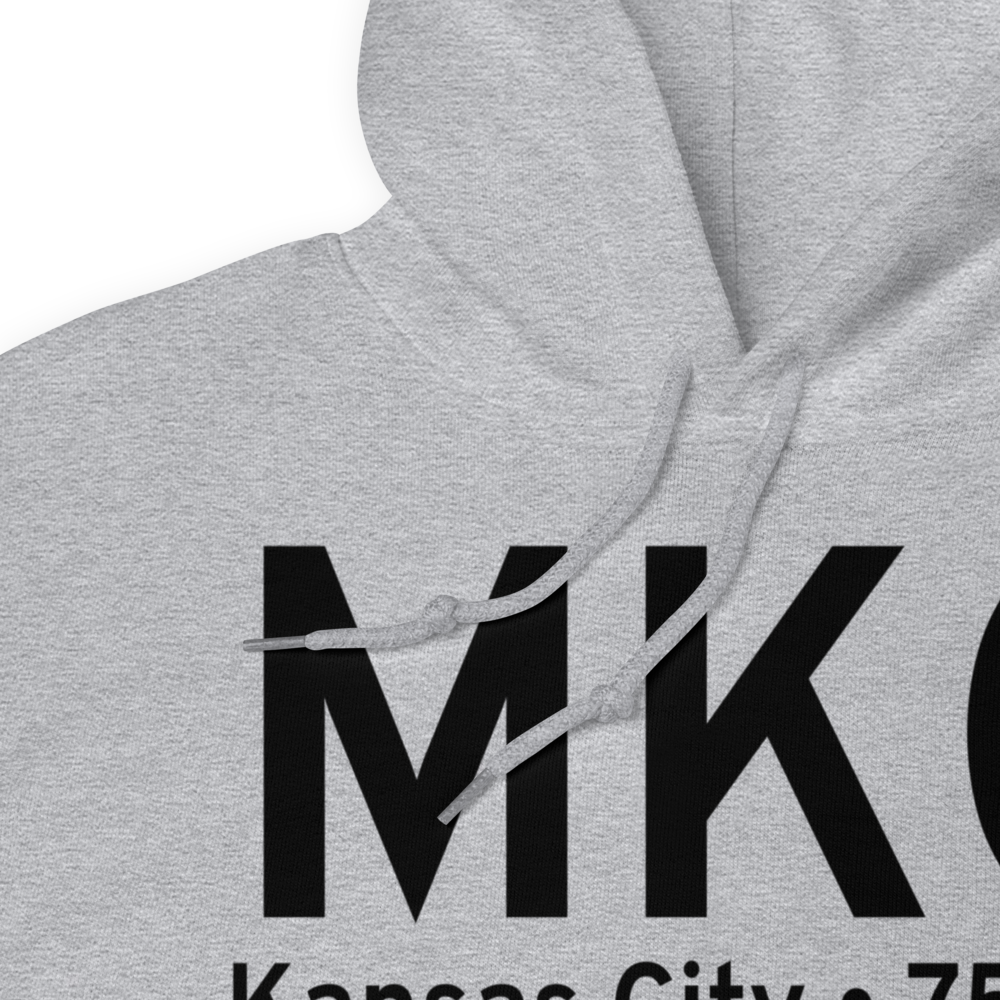 Kansas City (KMKC) Airport Hoodie Sweatshirt 
