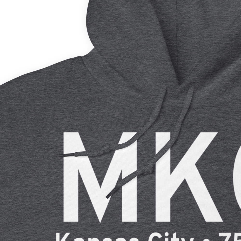 Kansas City (KMKC) Airport Hoodie Sweatshirt 