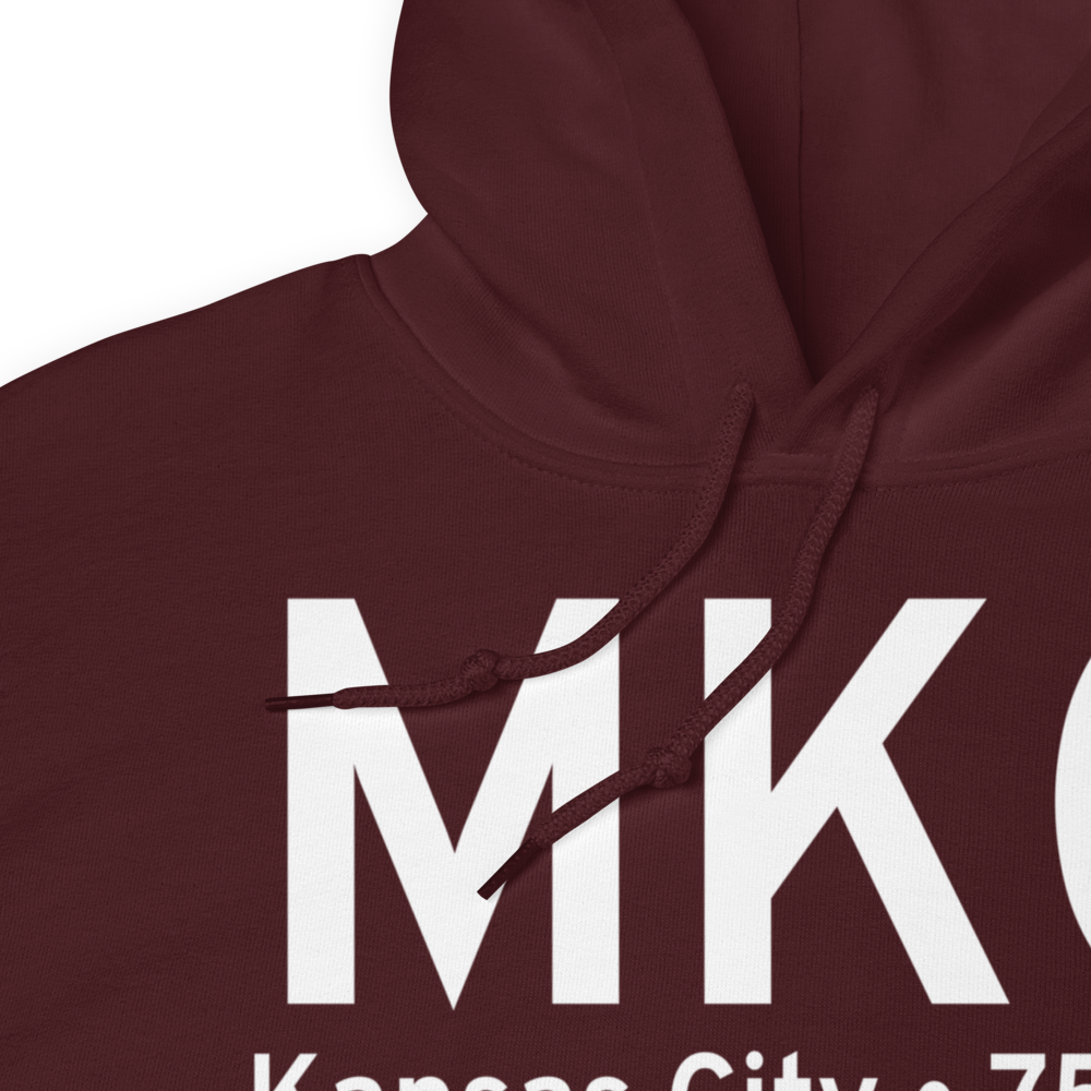 Kansas City (KMKC) Airport Hoodie Sweatshirt 