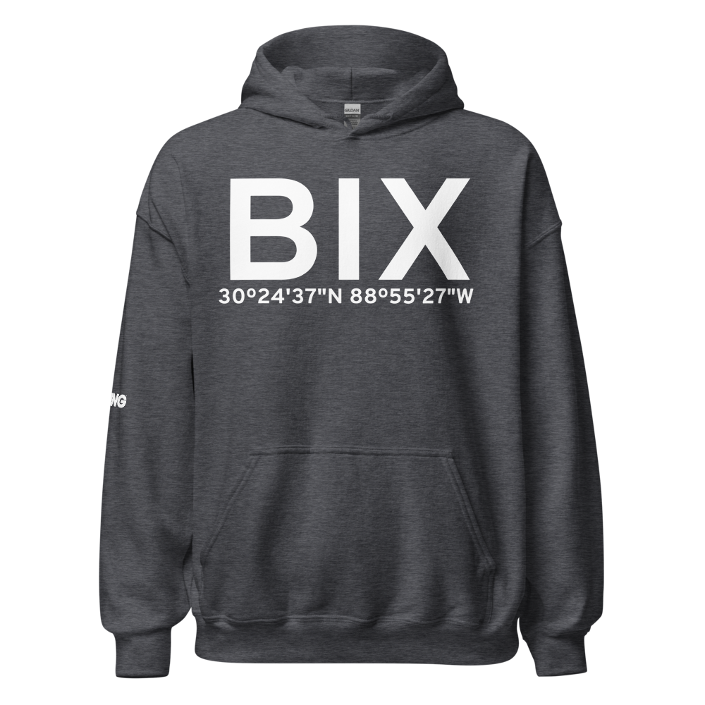 Biloxi (KBIX) Airport Hoodie Sweatshirt 