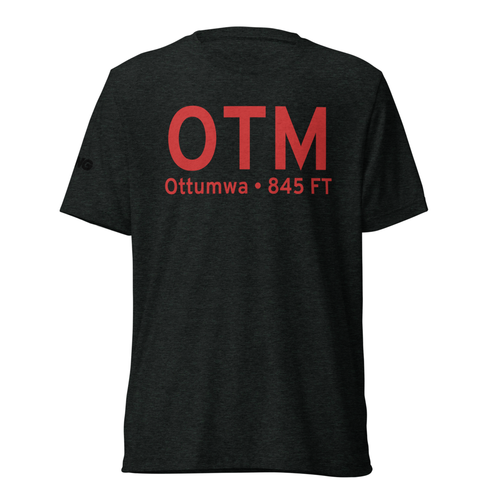 Ottumwa (KOTM) Airport Tri-blend T-Shirt 