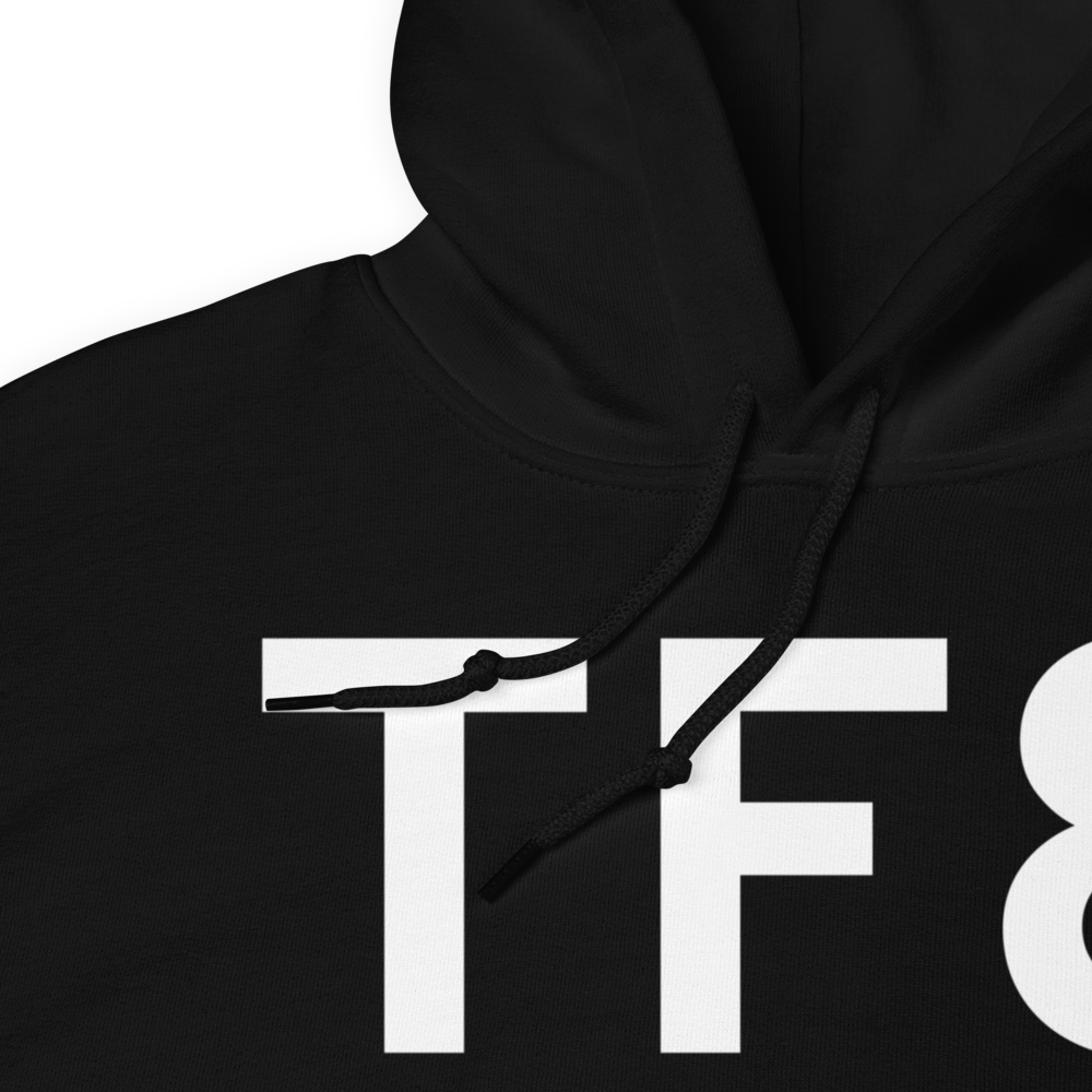 Chicago/Tinley Park (TF8) Airport Hoodie Sweatshirt 