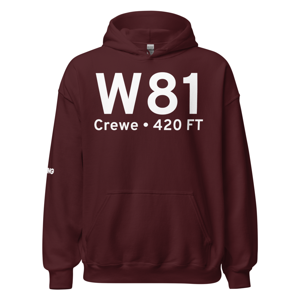 Crewe (KW81) Airport Hoodie Sweatshirt 