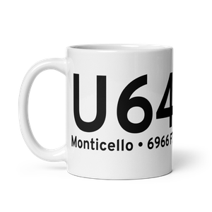 Monticello (MXC) Airport Mug