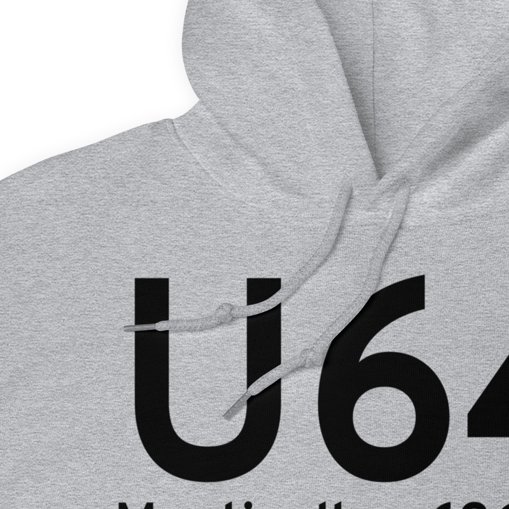 Monticello (MXC) Airport Hoodie Sweatshirt 