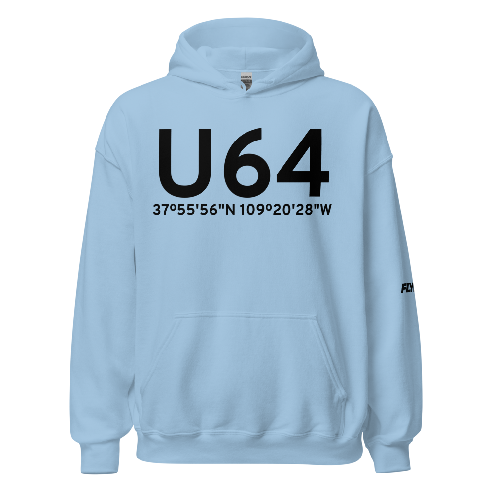 Monticello (MXC) Airport Hoodie Sweatshirt 