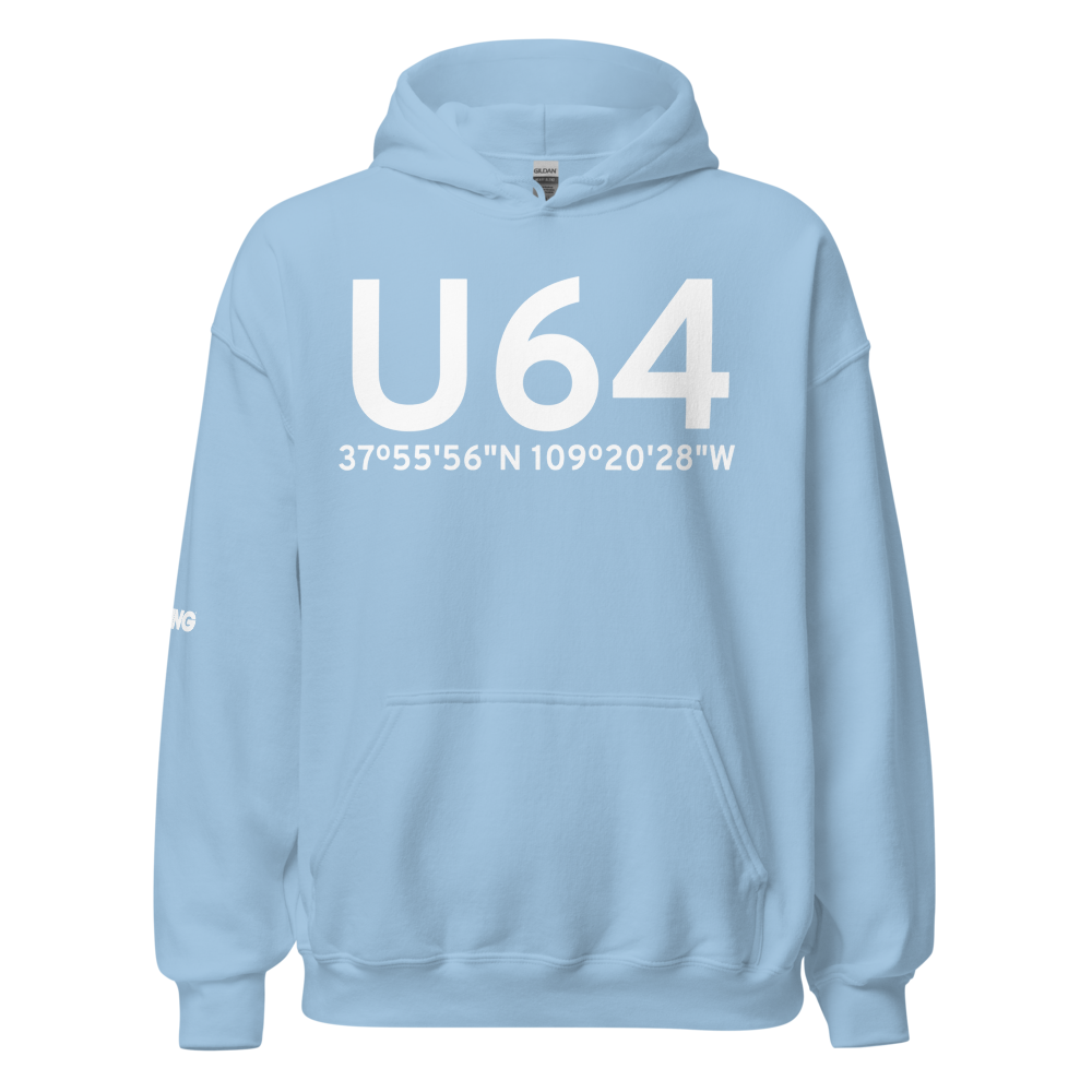 Monticello (MXC) Airport Hoodie Sweatshirt 