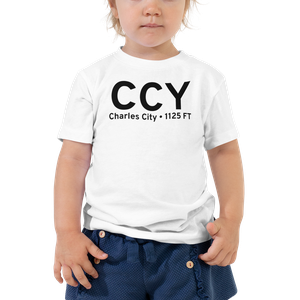 Charles City (KCCY) Airport Toddler T-Shirt