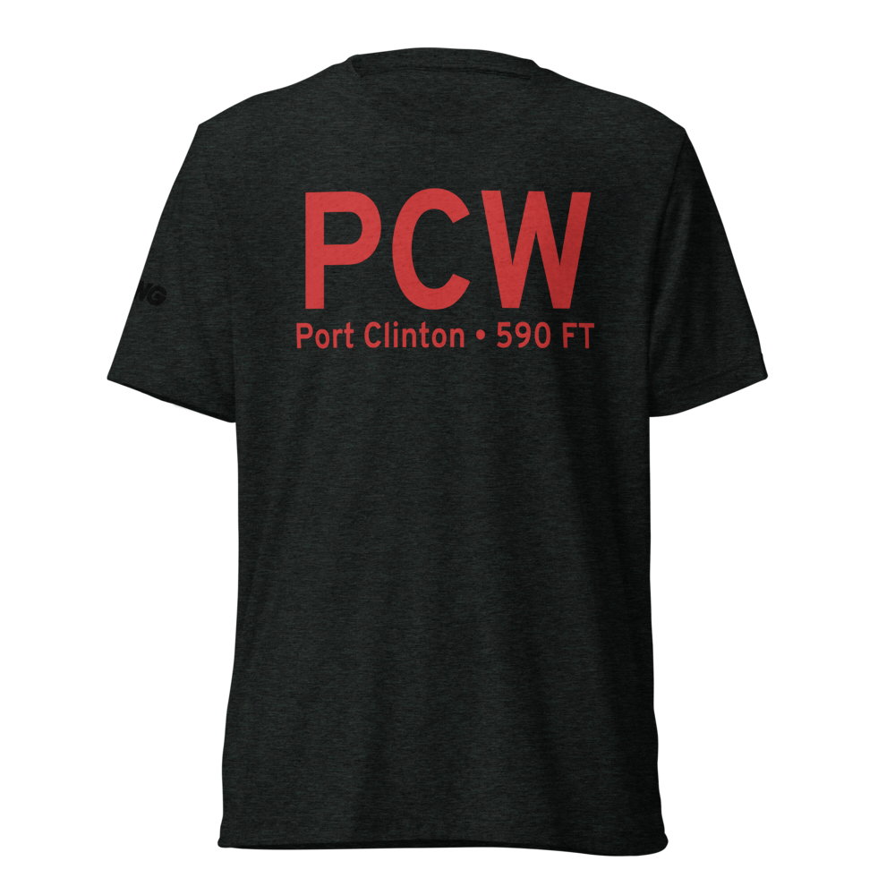 Port Clinton (KPCW) Airport Tri-blend T-Shirt 