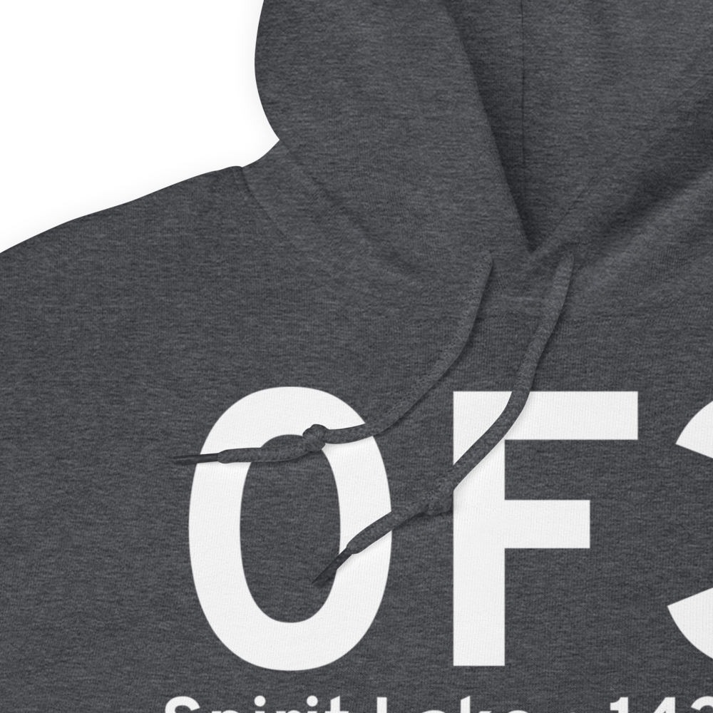 Spirit Lake (US-0F3) Airport Hoodie Sweatshirt 
