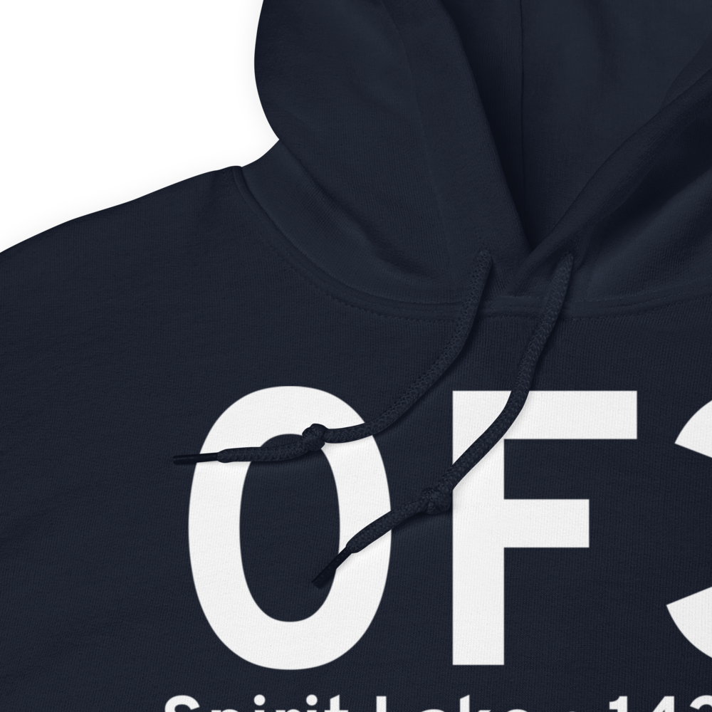 Spirit Lake (US-0F3) Airport Hoodie Sweatshirt 