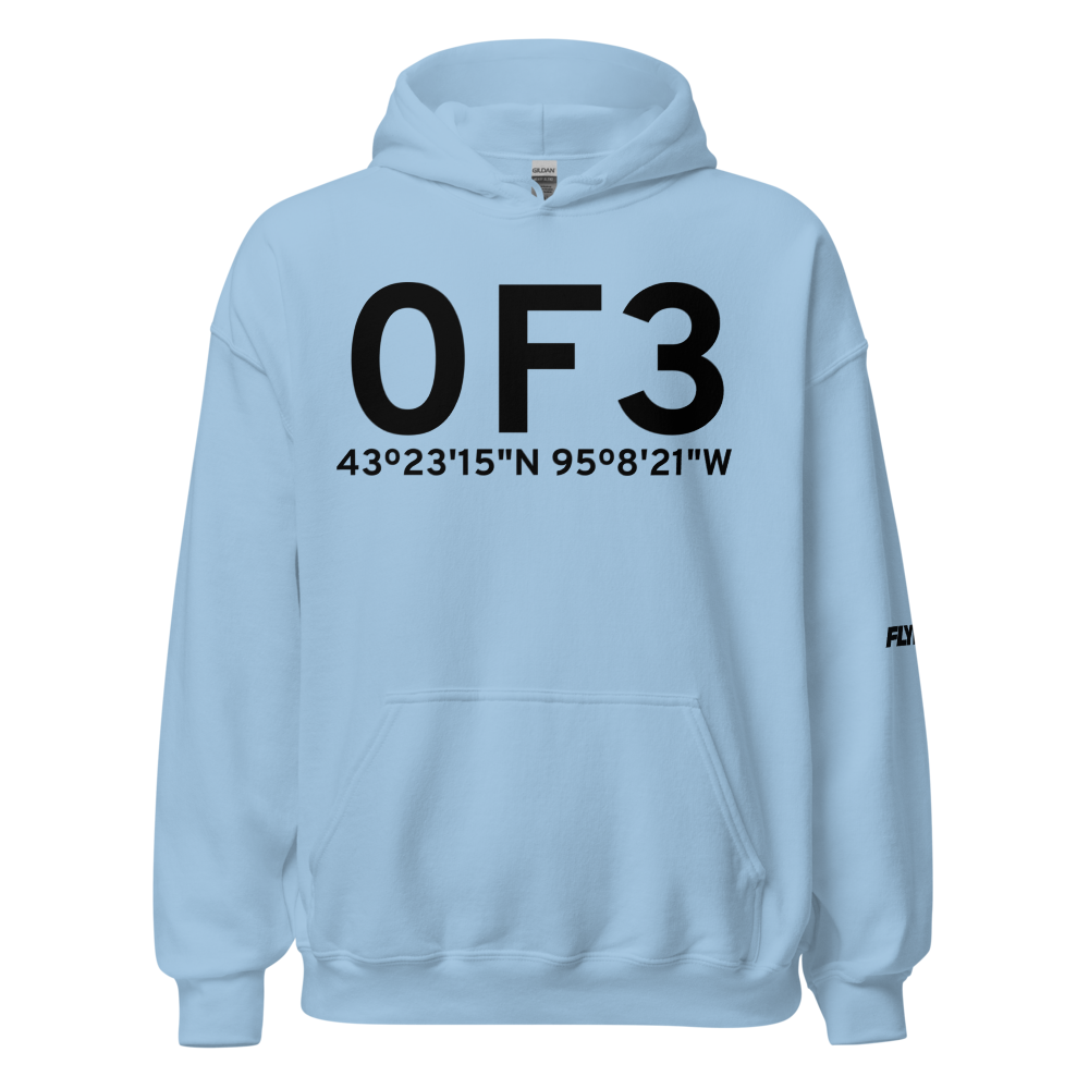 Spirit Lake (US-0F3) Airport Hoodie Sweatshirt 