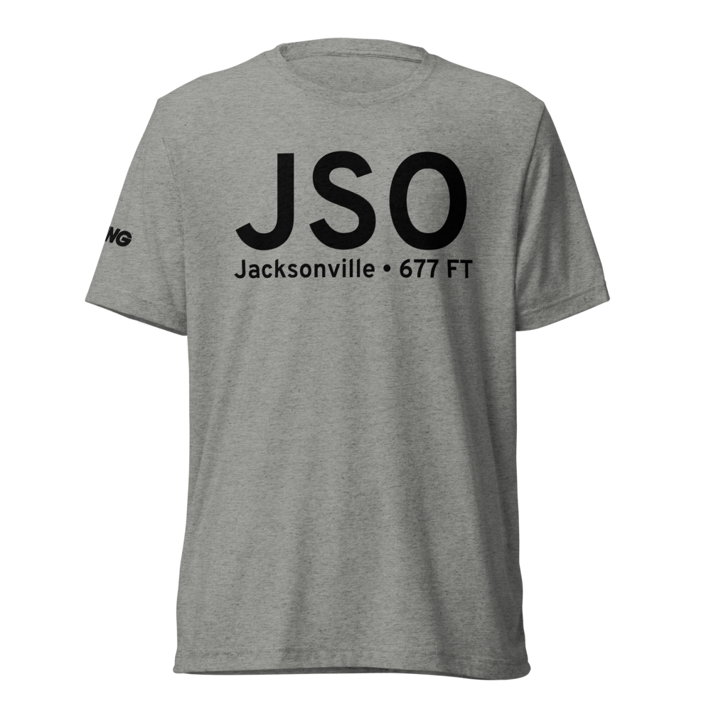 Jacksonville (KJSO) Airport Tri-blend T-Shirt 