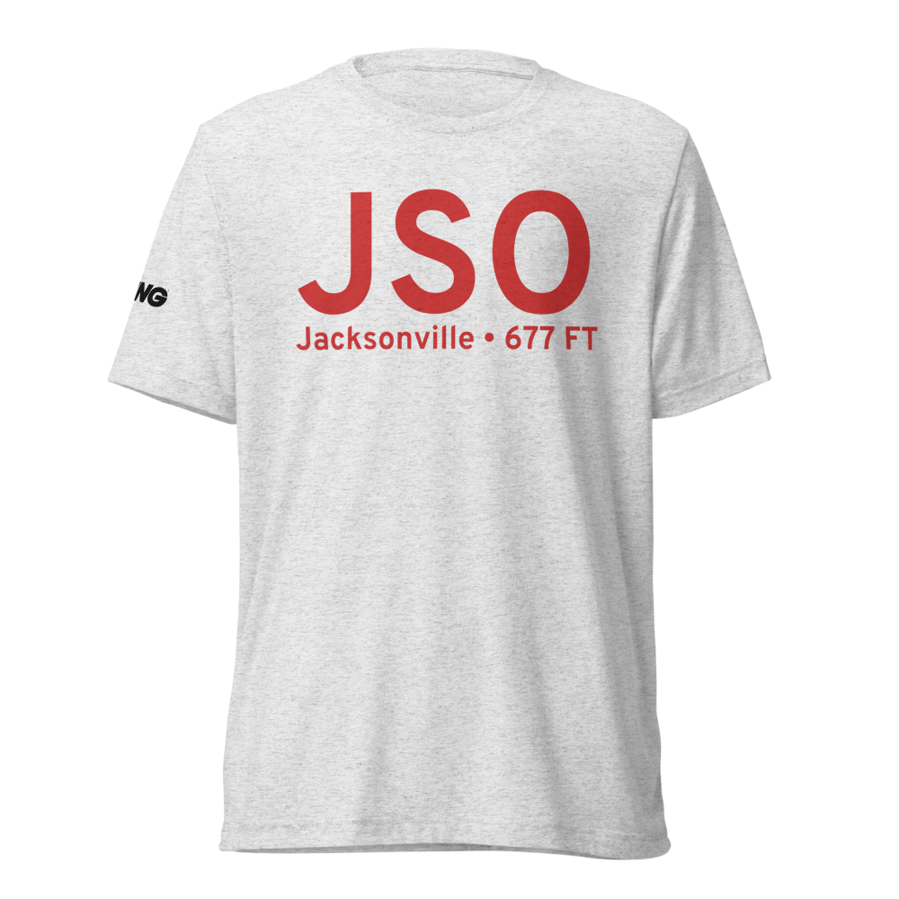 Jacksonville (KJSO) Airport Tri-blend T-Shirt 