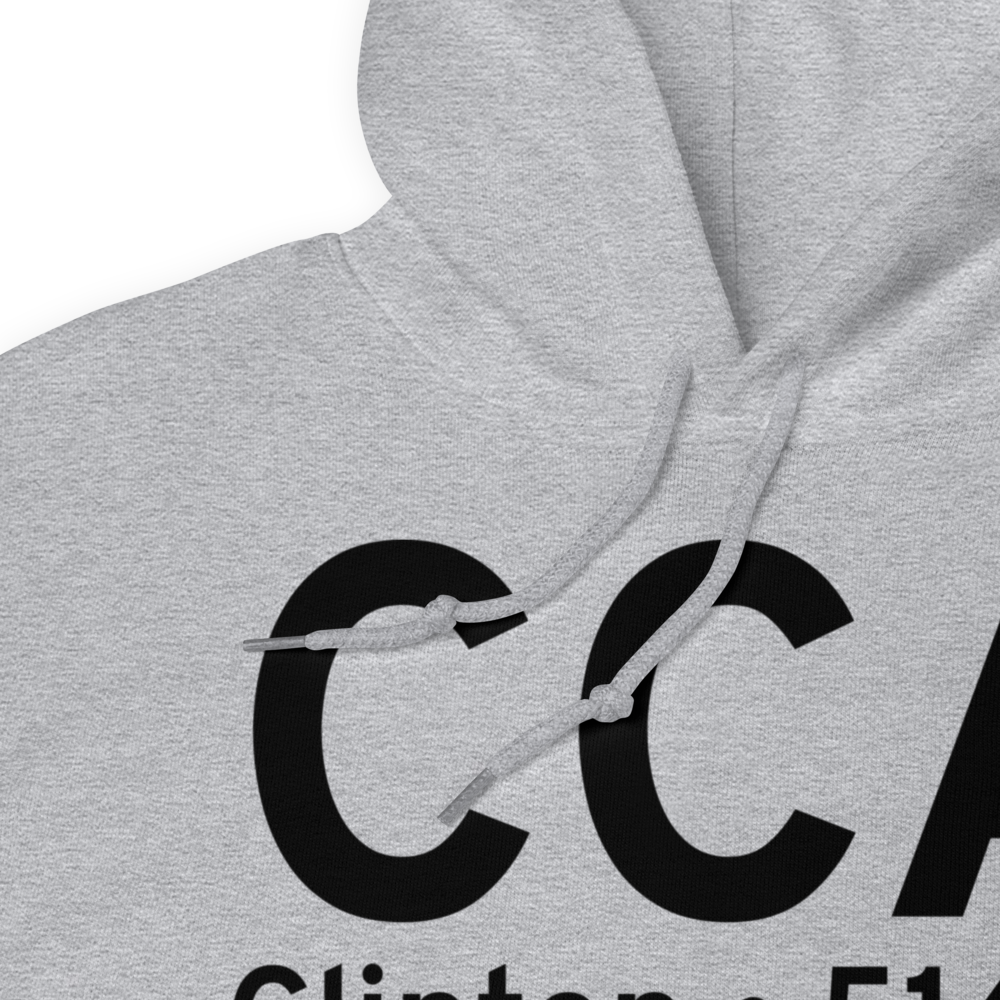 Clinton (KCCA) Airport Hoodie Sweatshirt 