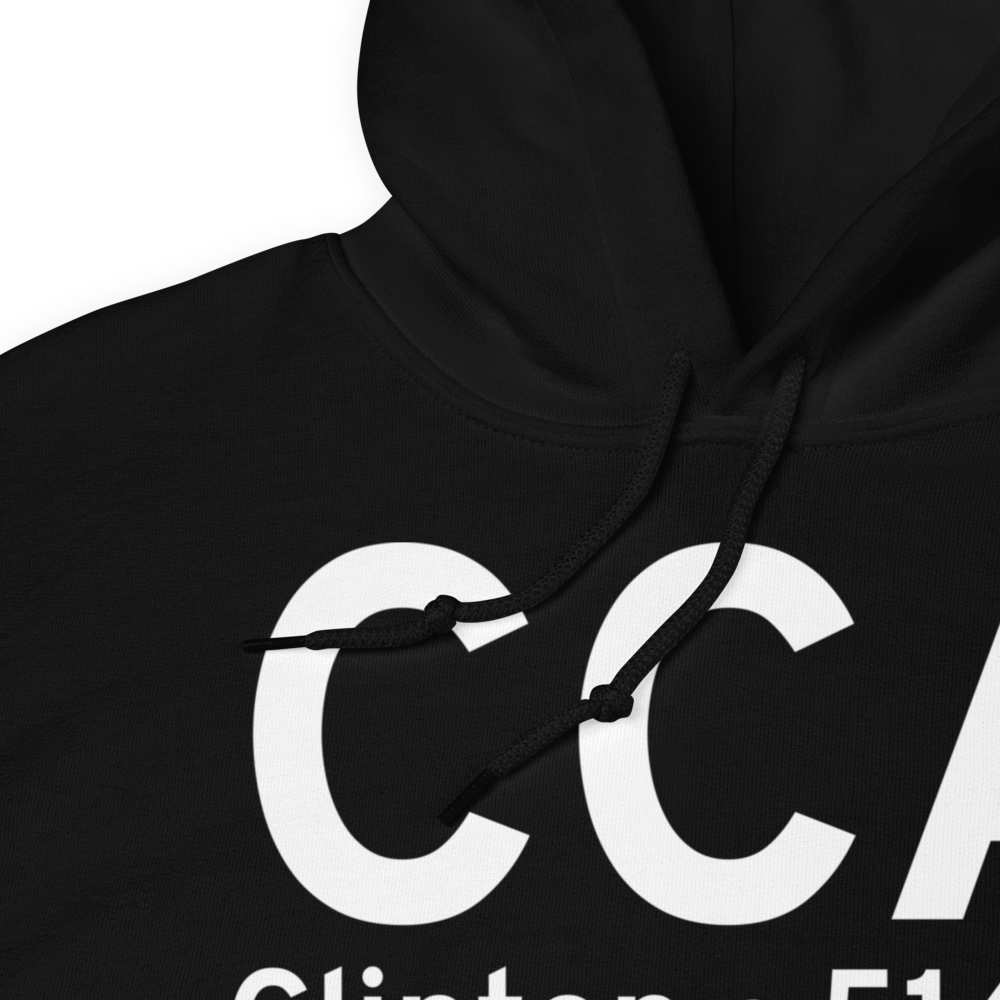 Clinton (KCCA) Airport Hoodie Sweatshirt 