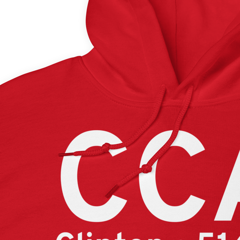 Clinton (KCCA) Airport Hoodie Sweatshirt 