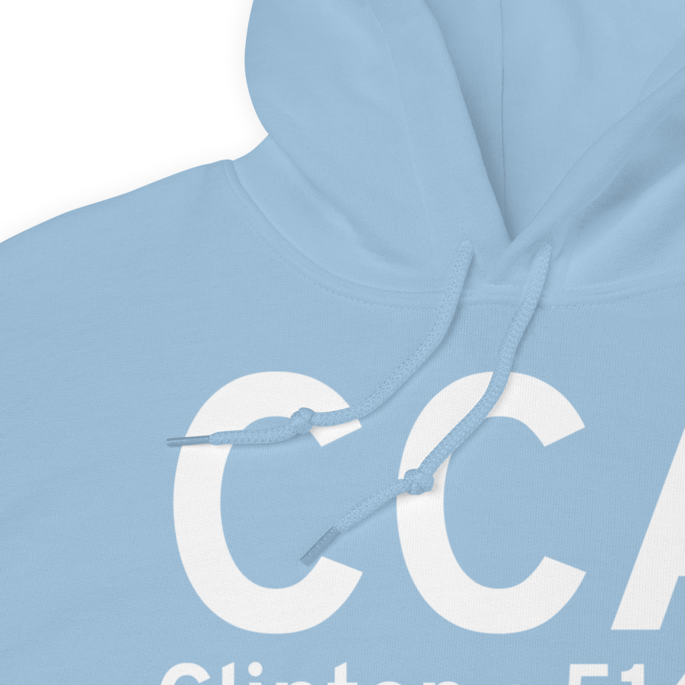 Clinton (KCCA) Airport Hoodie Sweatshirt 
