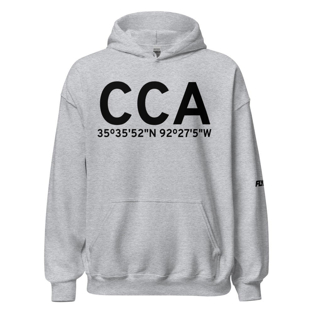 Clinton (KCCA) Airport Hoodie Sweatshirt 