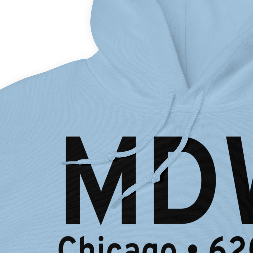 Chicago (KMDW) Airport Hoodie Sweatshirt 