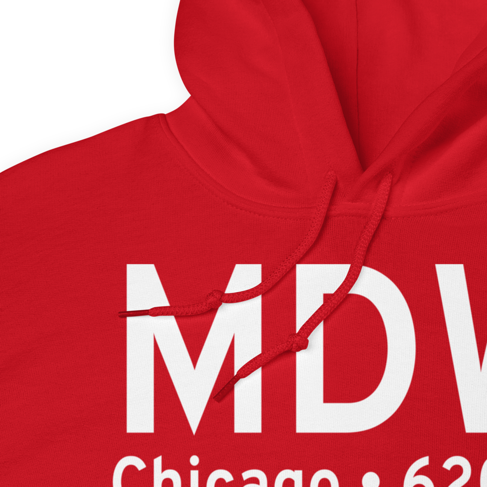 Chicago (KMDW) Airport Hoodie Sweatshirt 
