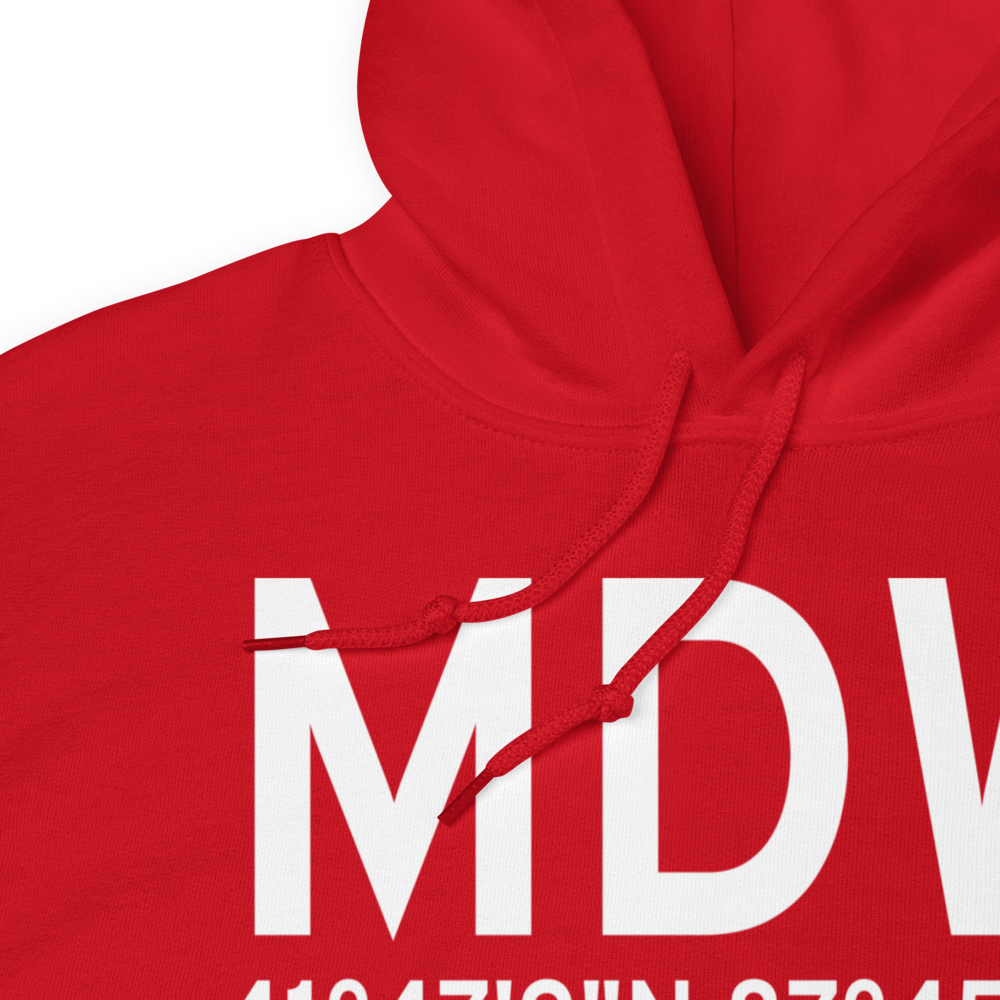 Chicago (KMDW) Airport Hoodie Sweatshirt 