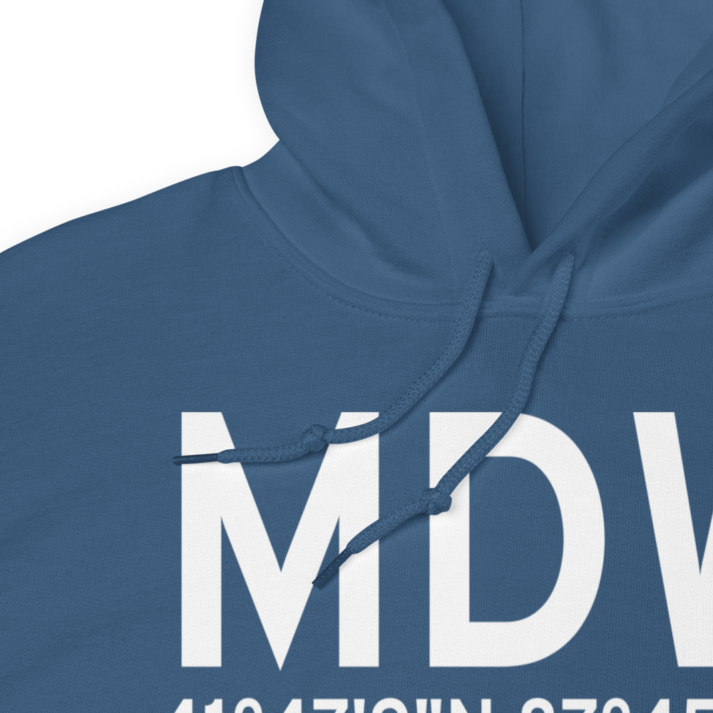 Chicago (KMDW) Airport Hoodie Sweatshirt 