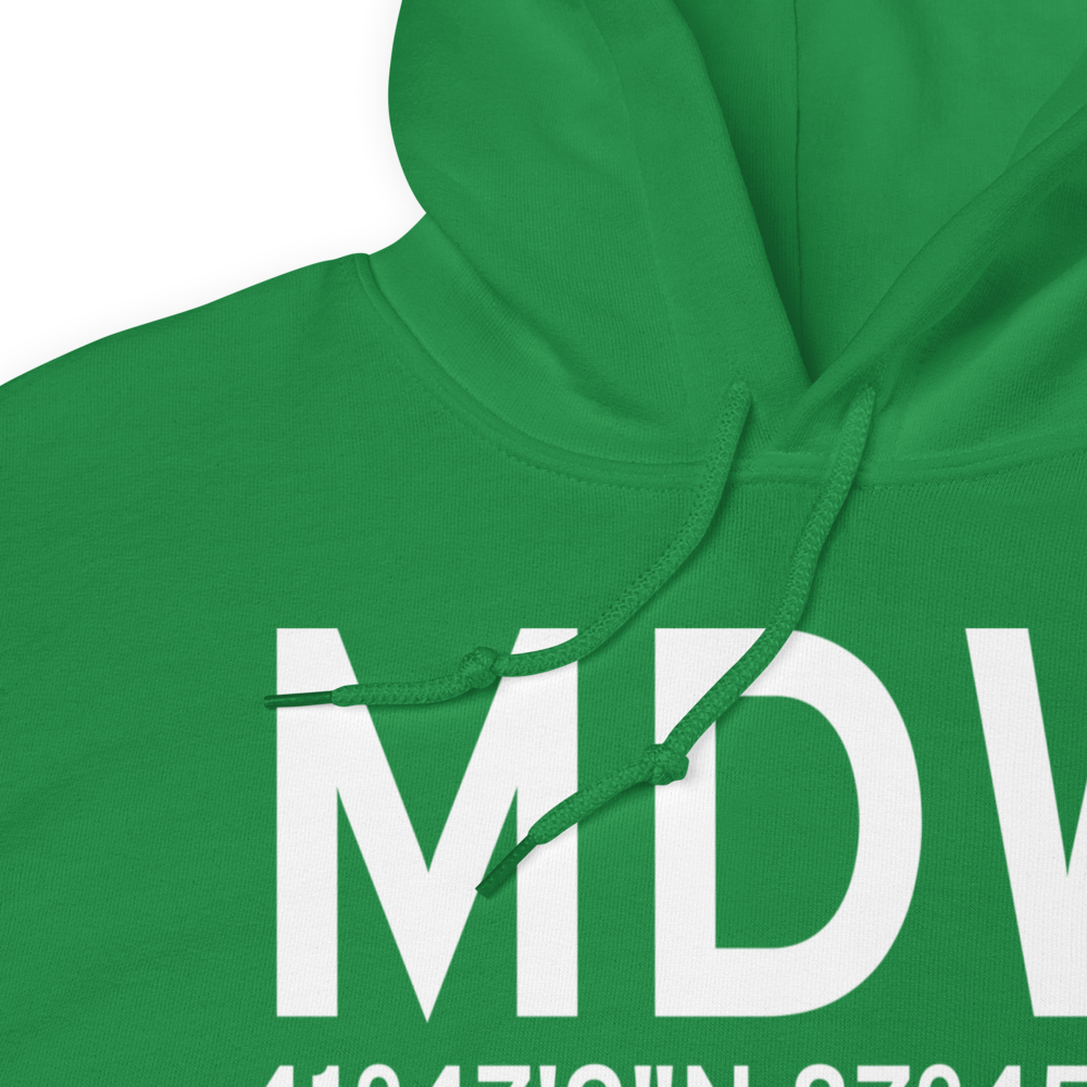 Chicago (KMDW) Airport Hoodie Sweatshirt 