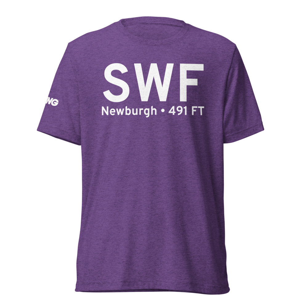 Newburgh (KSWF) Airport Tri-blend T-Shirt 