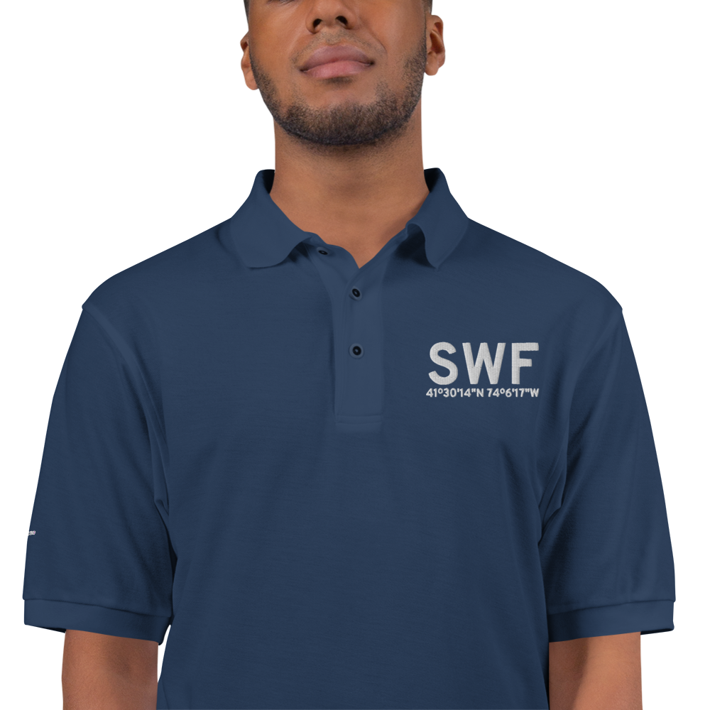 Newburgh (KSWF) Airport Port Authority Embroidered Polo Shirt 