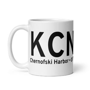 Chernofski Harbor (KCN) Airport Mug