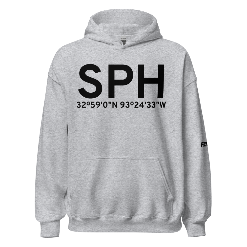 Springhill (KSPH) Airport Hoodie Sweatshirt 