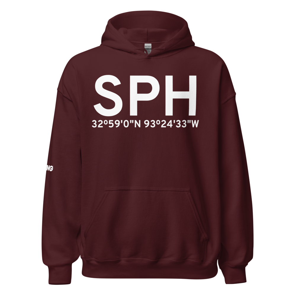 Springhill (KSPH) Airport Hoodie Sweatshirt 