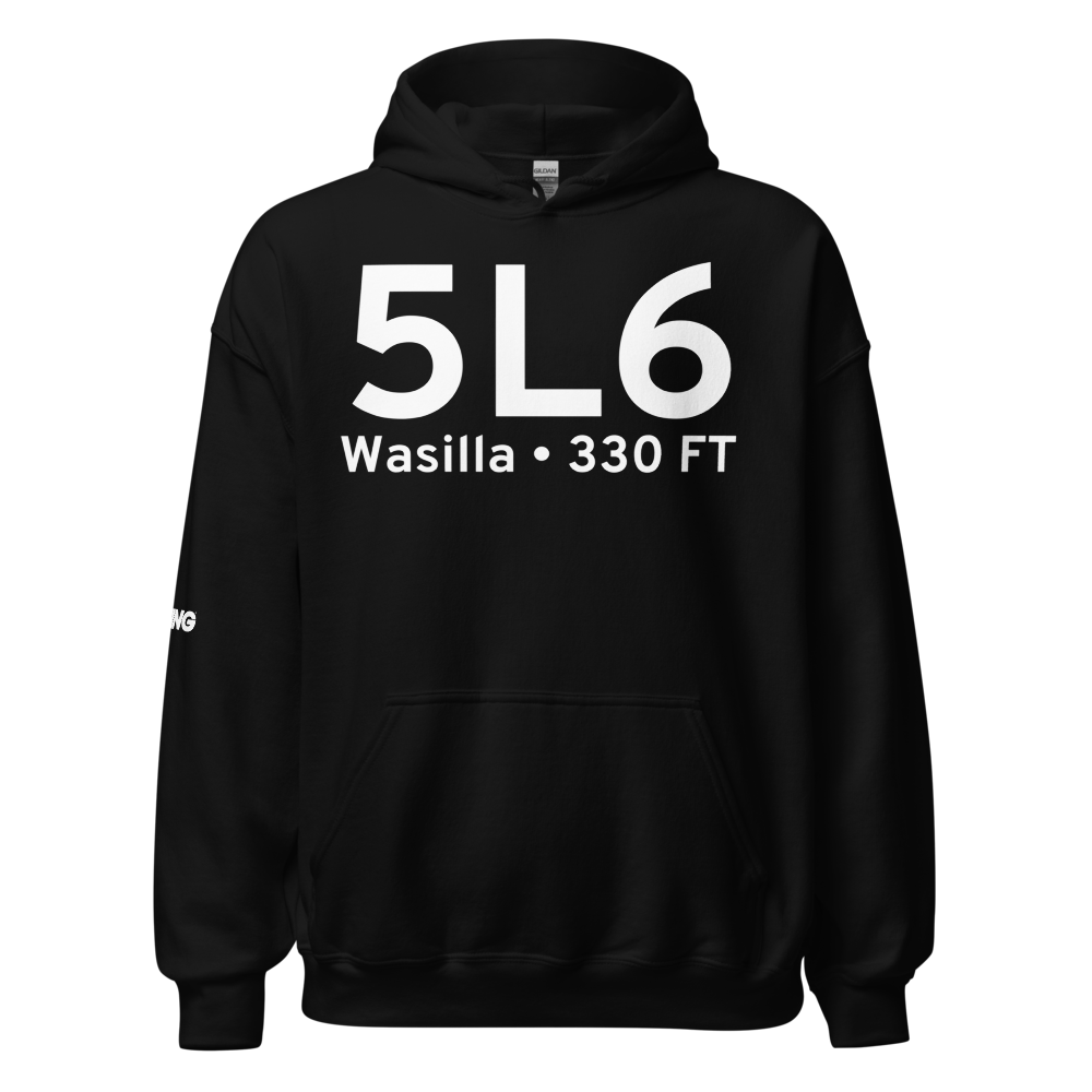 Wasilla (5L6) Airport Hoodie Sweatshirt 