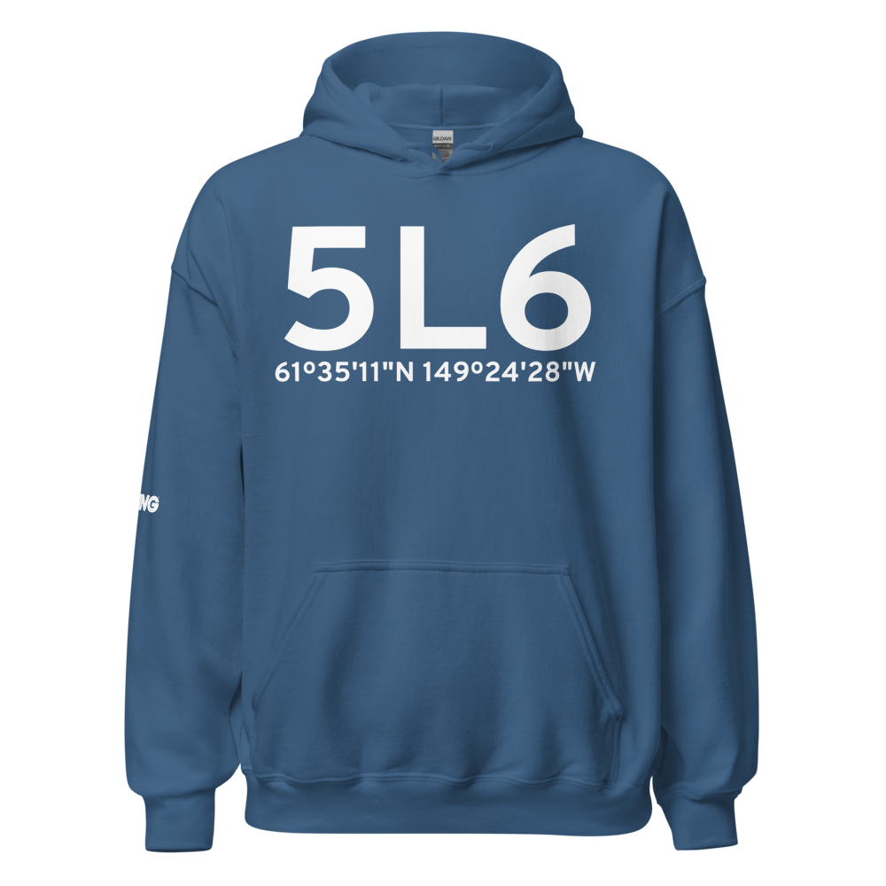 Wasilla (5L6) Airport Hoodie Sweatshirt 