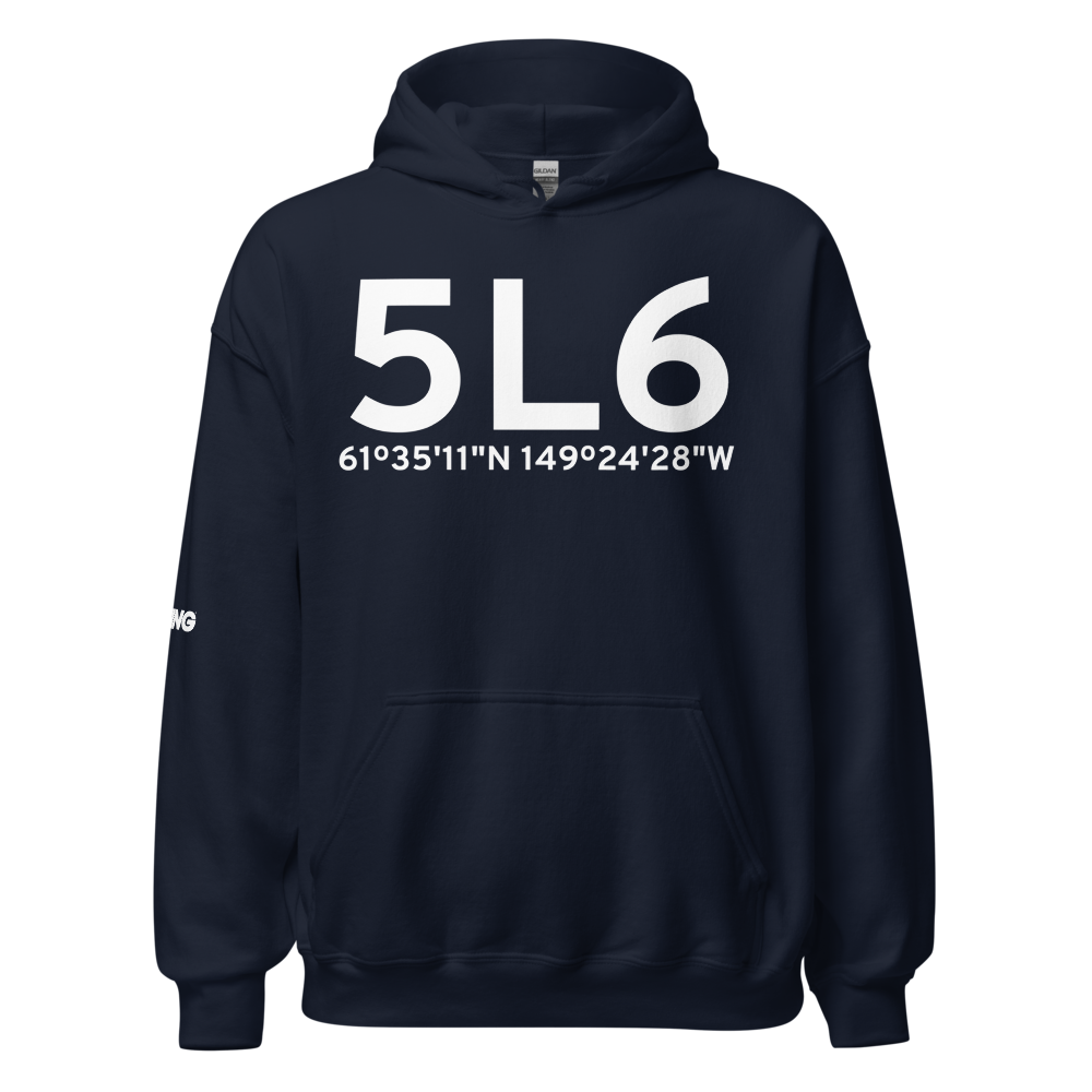 Wasilla (5L6) Airport Hoodie Sweatshirt 