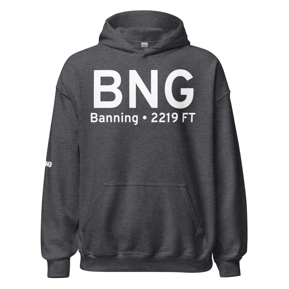 Banning (KBNG) Airport Hoodie Sweatshirt 