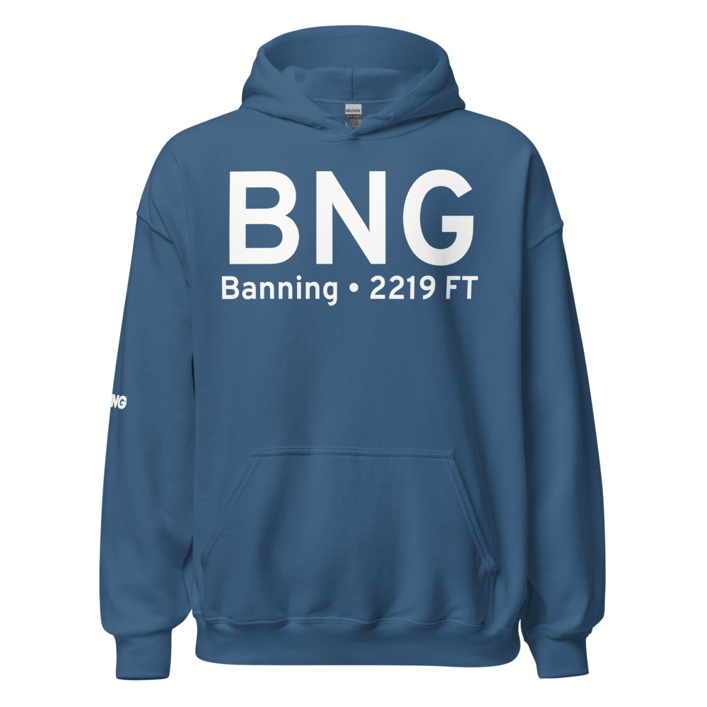 Banning (KBNG) Airport Hoodie Sweatshirt 
