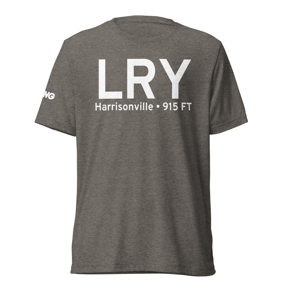 Harrisonville (KLRY) Airport Tri-blend T-Shirt 