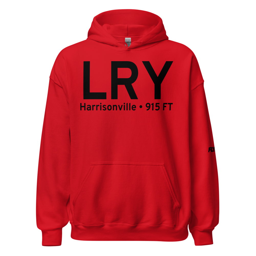 Harrisonville (KLRY) Airport Hoodie Sweatshirt 