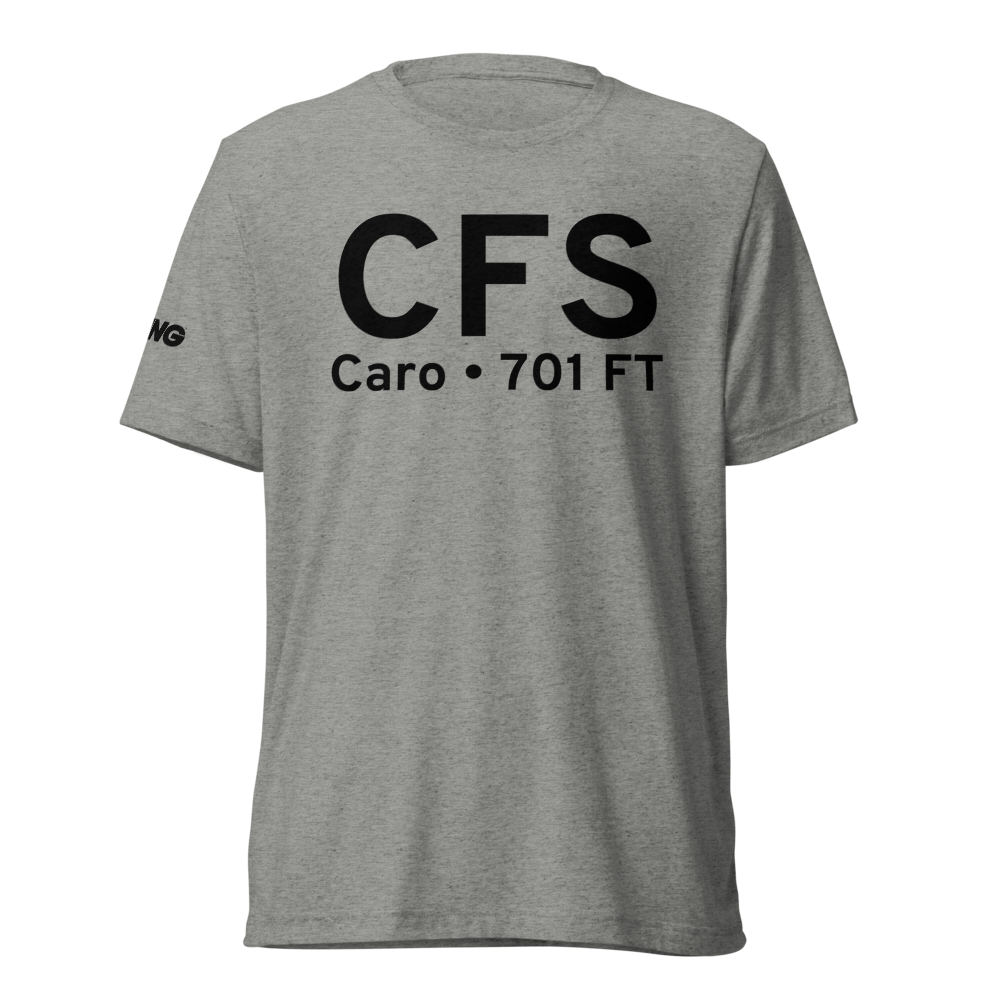 Caro (KCFS) Airport Tri-blend T-Shirt 