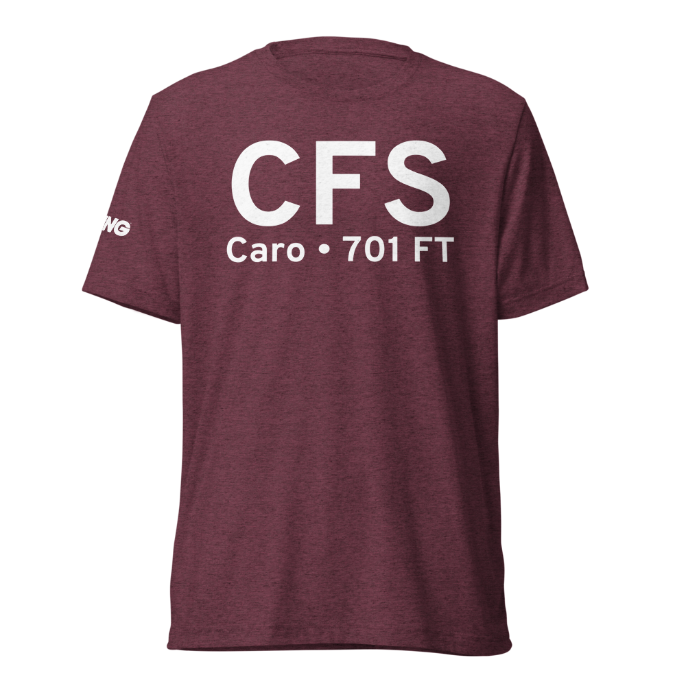 Caro (KCFS) Airport Tri-blend T-Shirt 