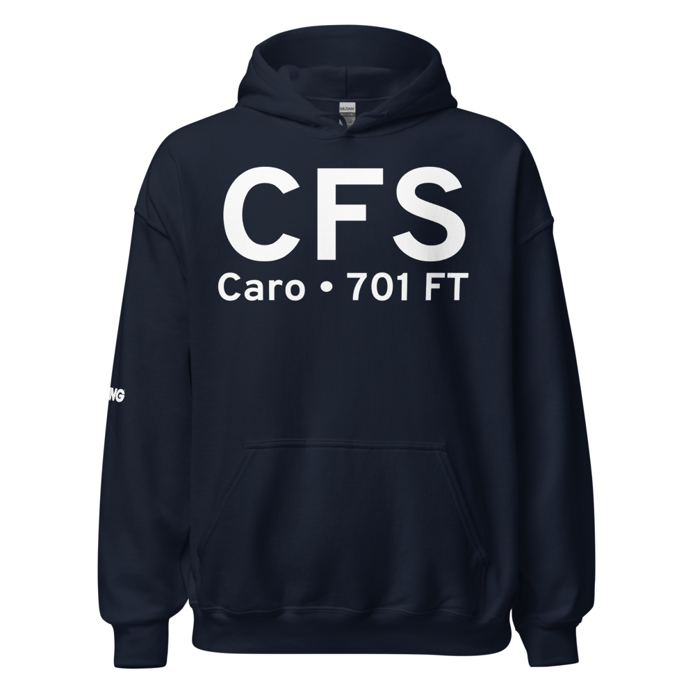 Caro (KCFS) Airport Hoodie Sweatshirt 