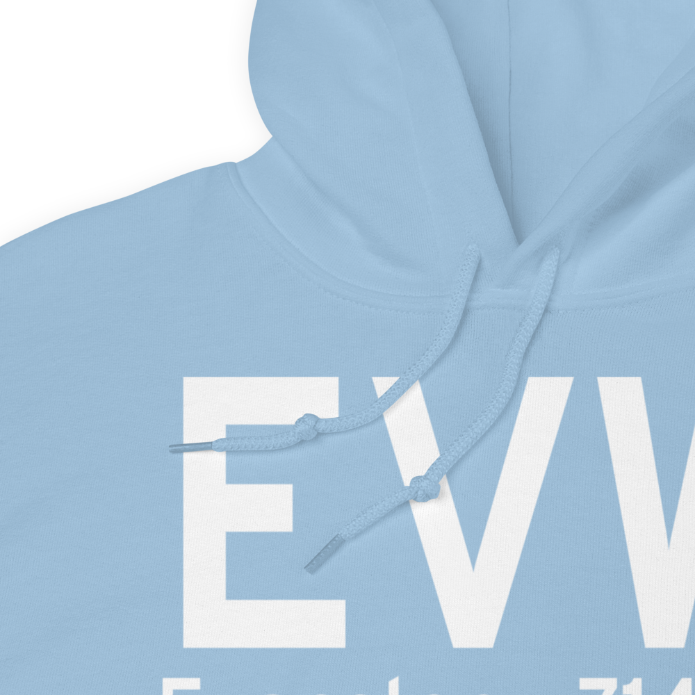 Evanston (KEVW) Airport Hoodie Sweatshirt 