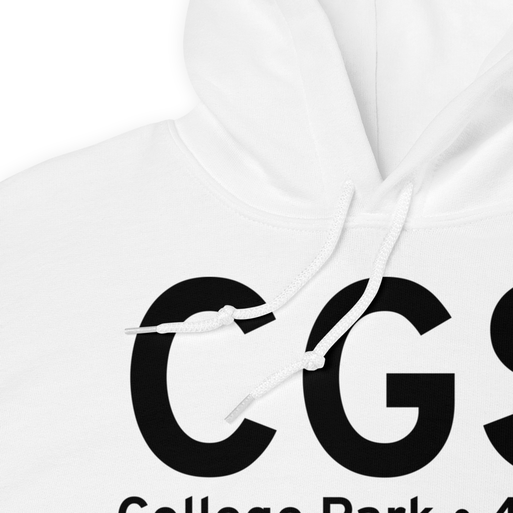 College Park (KCGS) Airport Hoodie Sweatshirt 