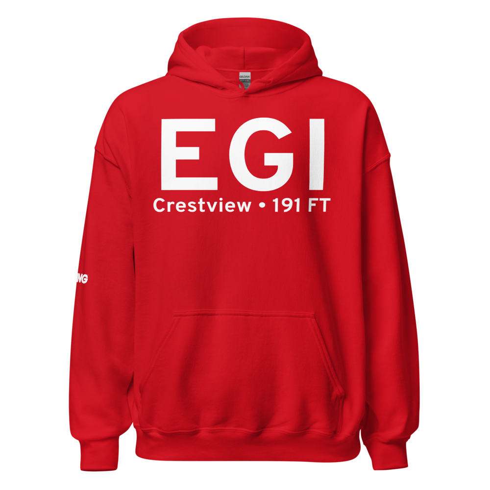 Crestview (KEGI) Airport Hoodie Sweatshirt 