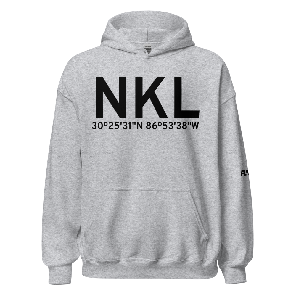 Fort Walton Beach (KNKL) Airport Hoodie Sweatshirt 